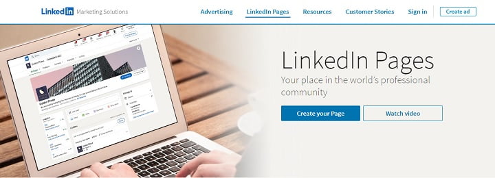 linkedln-pages